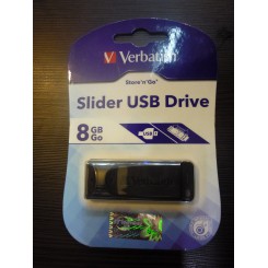 فلش مموری 8 گیگ ورباتیم مدل اسلایدر Verbatim slider 8GB USB2.0