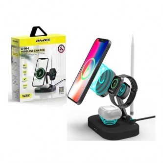 شارژر چهار کاره اوی مدل Awei W22 شارژر چهار کاره اوی مدل Awei W22