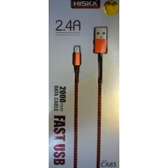 کابل شارژ میکرو USB هیسکا Hiska CA85