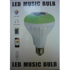 لامپ ال ای دی اسپیکر دار بلوتوثی ( 7 وات ) Bluetooth music bulb