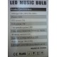لامپ ال ای دی اسپیکر دار بلوتوثی ( 7 وات ) Bluetooth music bulb