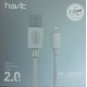 کابل شارژ 1متري لایتنینگ هویت havit HV-CB8510