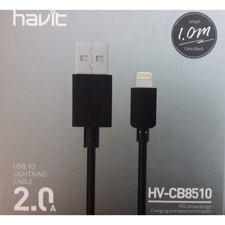 کابل شارژ لایتنینگ هویت (1متری ) havit HV-CB8510