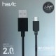 کابل شارژ میکرو USB هویت (1متری ) havit HV-CB8610