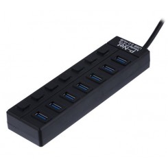 هاب 7 پورت USB3 کلید دار مدل HUB P-219