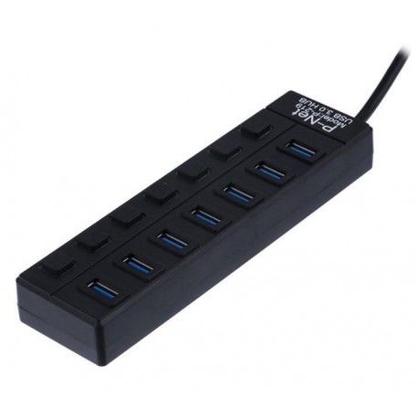 هاب 7 پورت USB3 کلید دار مدل HUB P-219