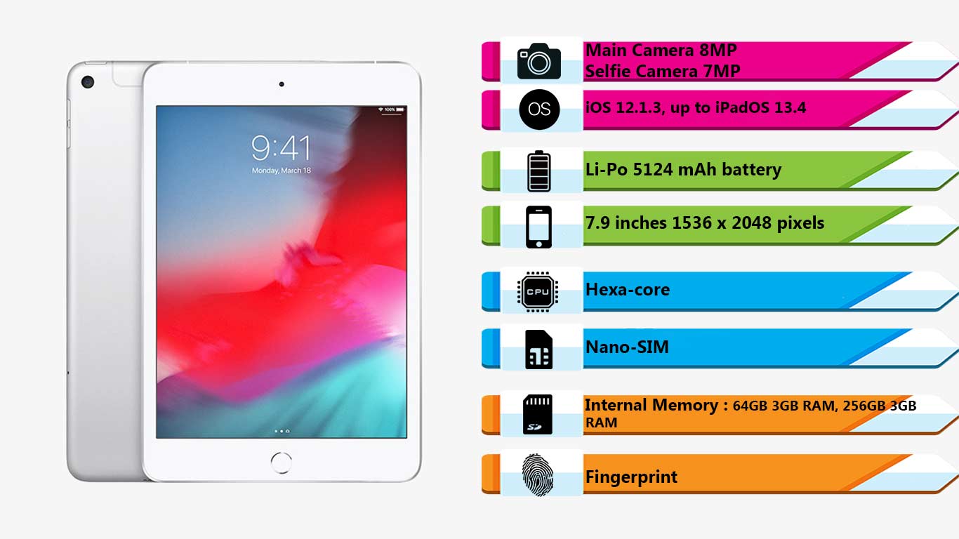 تبلت آیپد 5 (32GB- 2GB Ram)|فروشگاه اینترنتی Digi2030