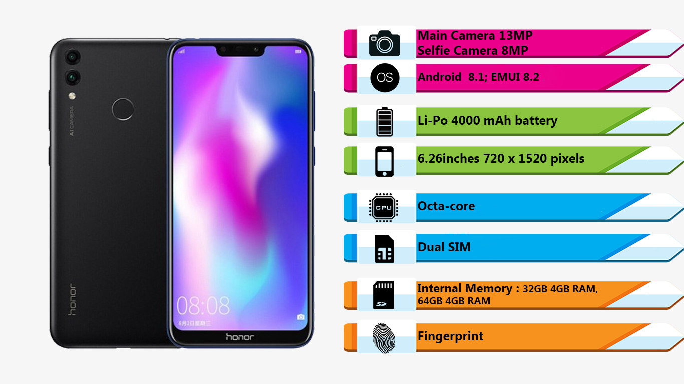 گوشی موبایل هواوی (64GB) honor 8c|فروشگاه اینترنتی Digi2030