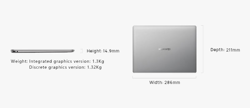 لپ تاپ هواوی MateBook 13 - WRTB-WAH9L|فروشگاه اینترنتی Digi2030