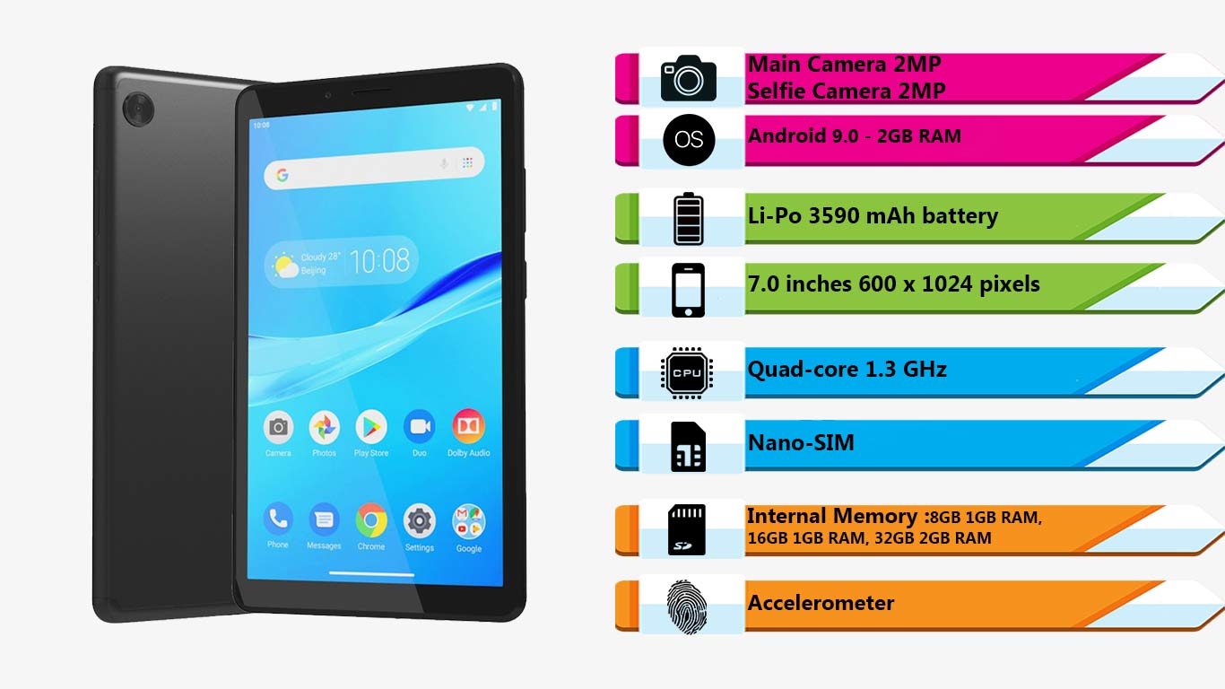 تبلت لنوو Tab M7 (32GB- 2GB Ram)|فروشگاه اینترنتی Digi2030