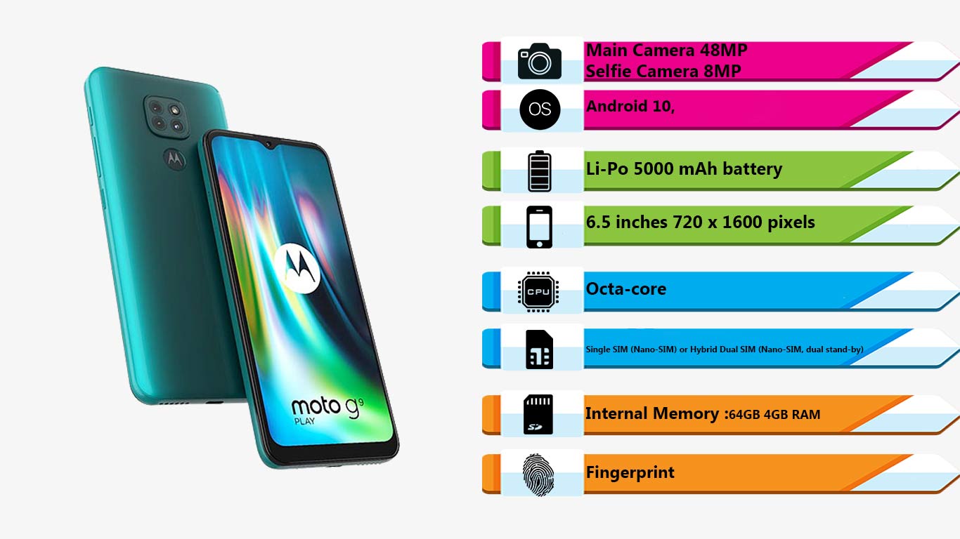 گوشی موتورولا Moto G9 Play(64GB - 4GB Ram)|فروشگاه اینترنتی Digi2030