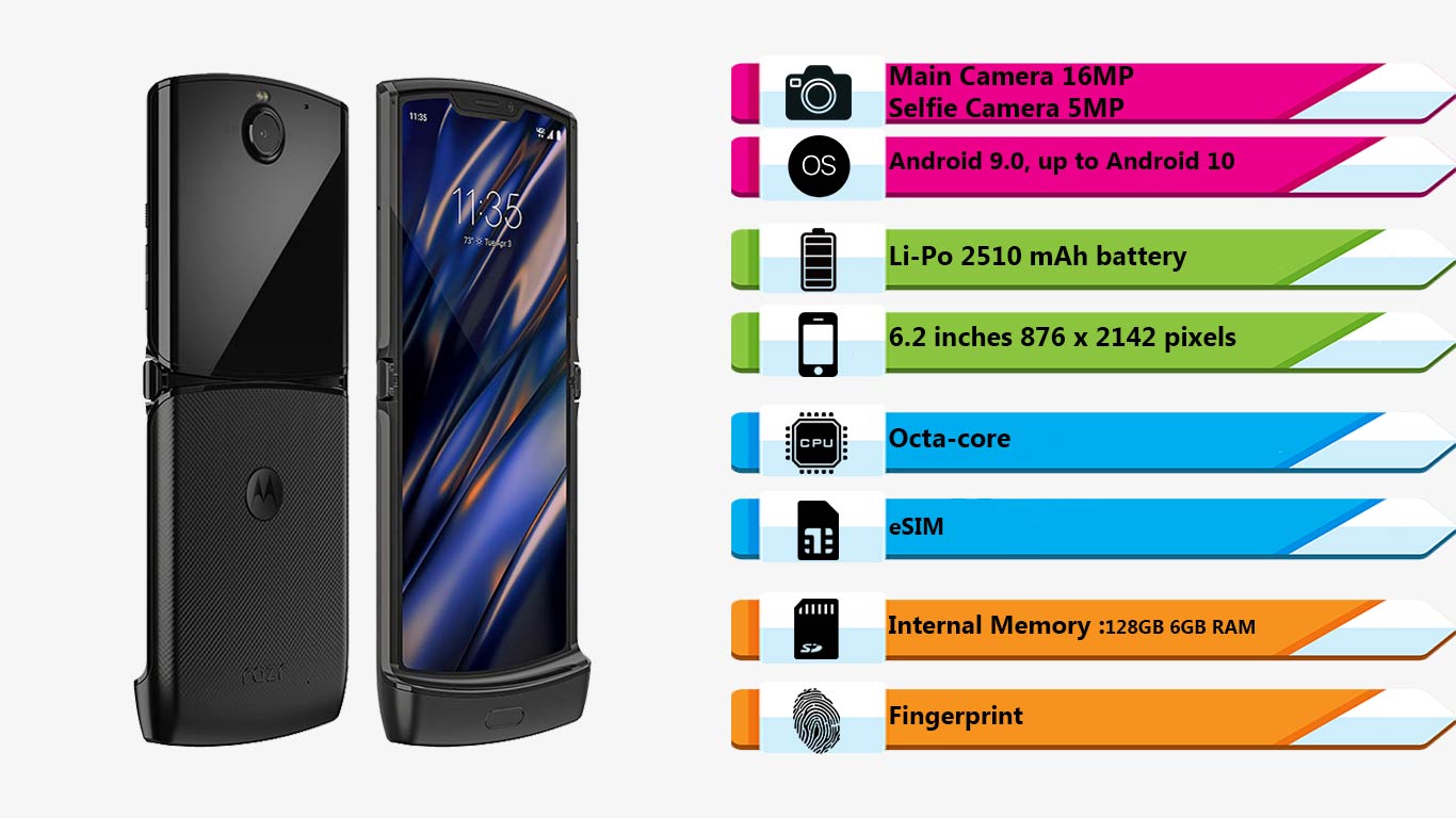 گوشی موتورولا Razr 2019 (128GB - 6GB)|فروشگاه اینترنتی Digi2030