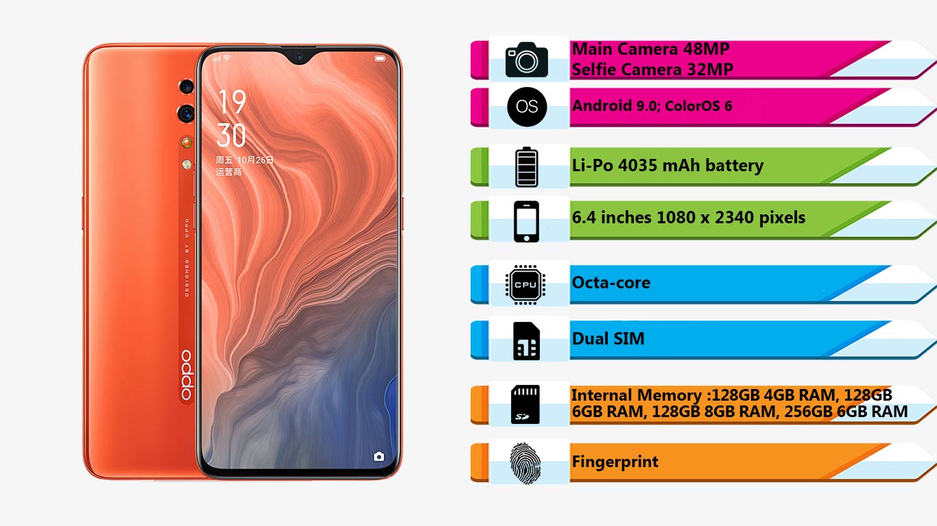 گوشی اوپو Reno Z (128GB - 6GB)|فروشگاه اینترنتی Digi2030