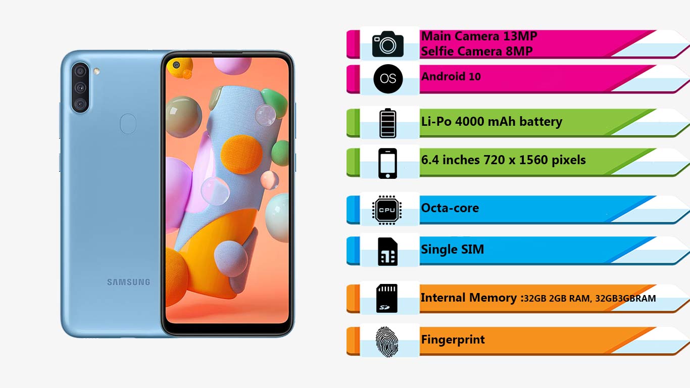 گوشی سامسونگ Galaxy A11(32GB - 3GB Ram)|فروشگاه اینترنتی Digi2030