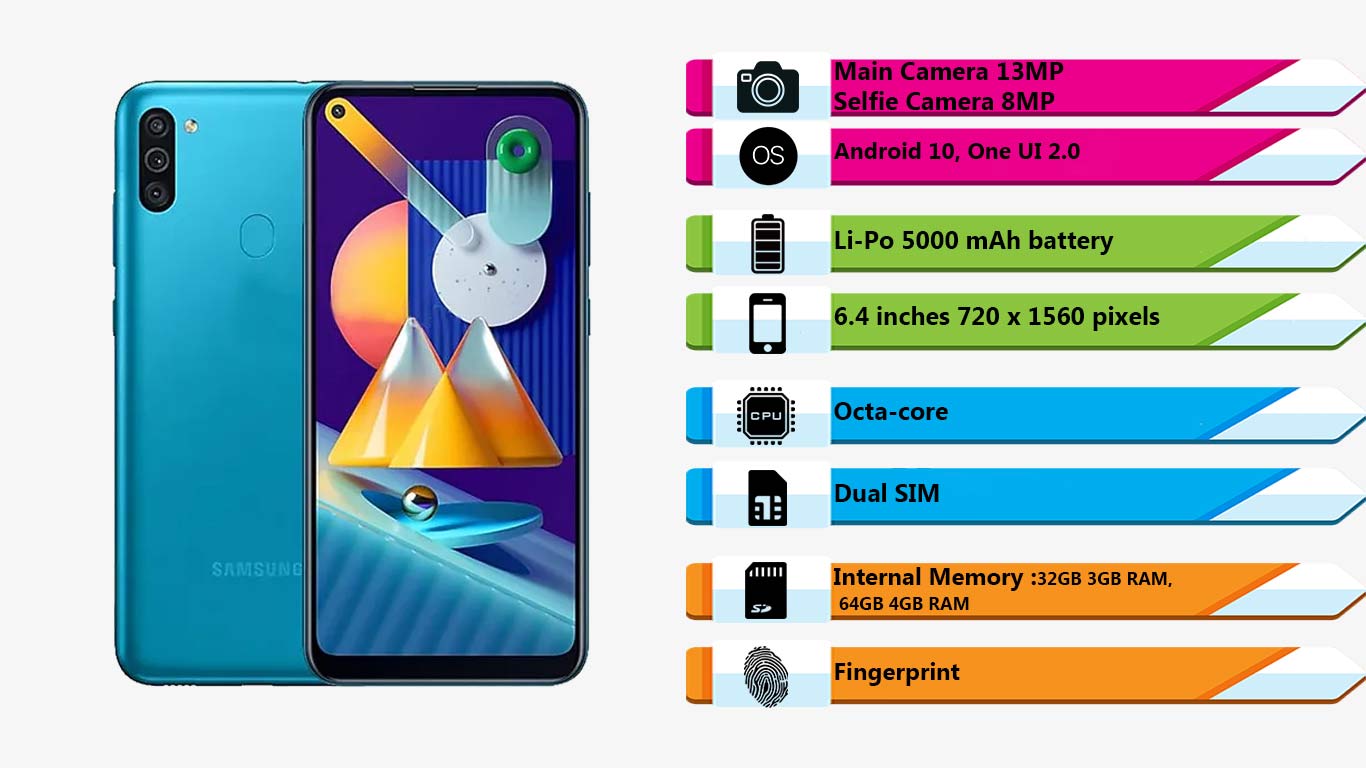 گوشی سامسونگ Galaxy M11 (32GB - 3GB Ram)|فروشگاه اینترنتی Digi2030