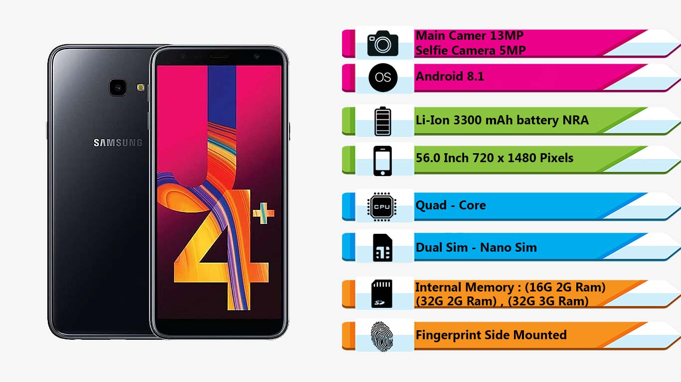 گوشی موبایل سامسونگ Galaxy J4 Plus | فروشگاه اینترنتی Digi2030
