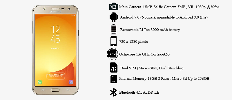 گوشی موبایل سامسونگ (32G) Galaxy J7 core (2017) | فروشگاه اینترنتی Digi2030