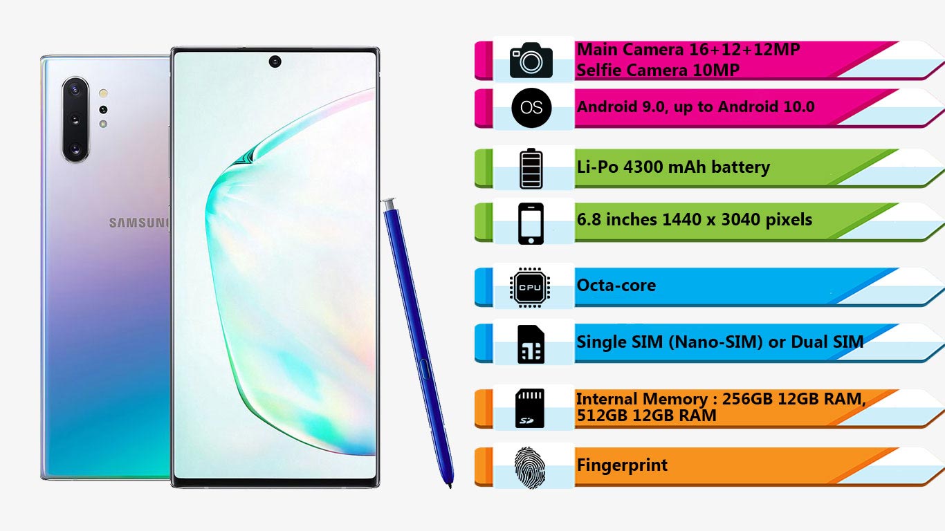 گوشی موبایل سامسونگ Galaxy Note 10 Plus|فروشگاه اینترنتی Digi2030