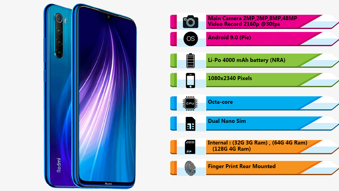 خرید Xiaomi Redmi Note 8T (128GB,4GB Ram)|فردوشگاه اینترنتی Digi2030