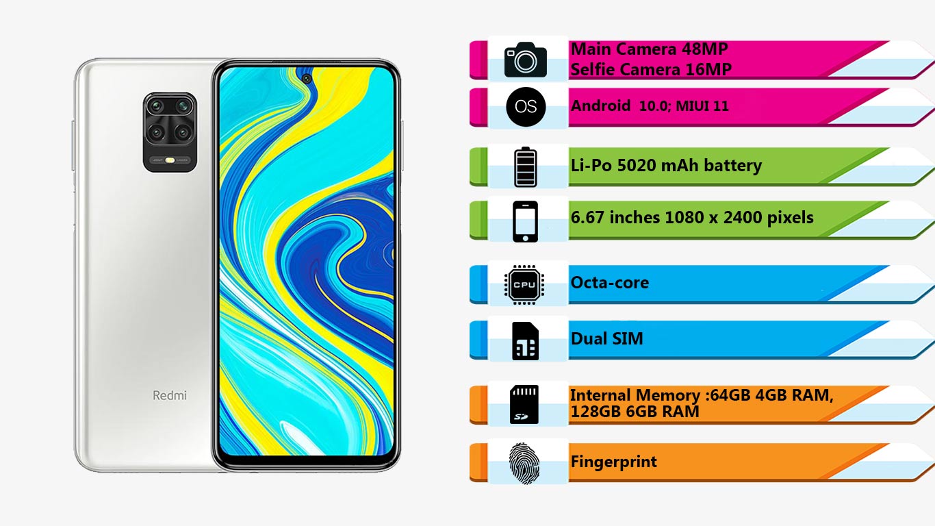 گوشی شیائومی Note 9S (64GB)|فروشگاه اینترنتی Digi2030