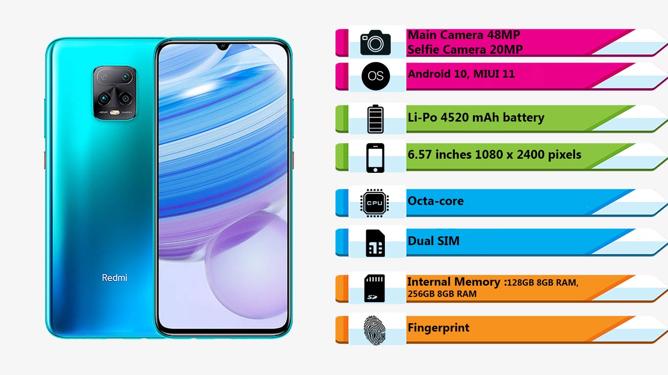 گوشی شیائومی Redmi 10X Pro 5G (128GB - 8GB Ram)|فروشگاه اینترنتی Digi2030