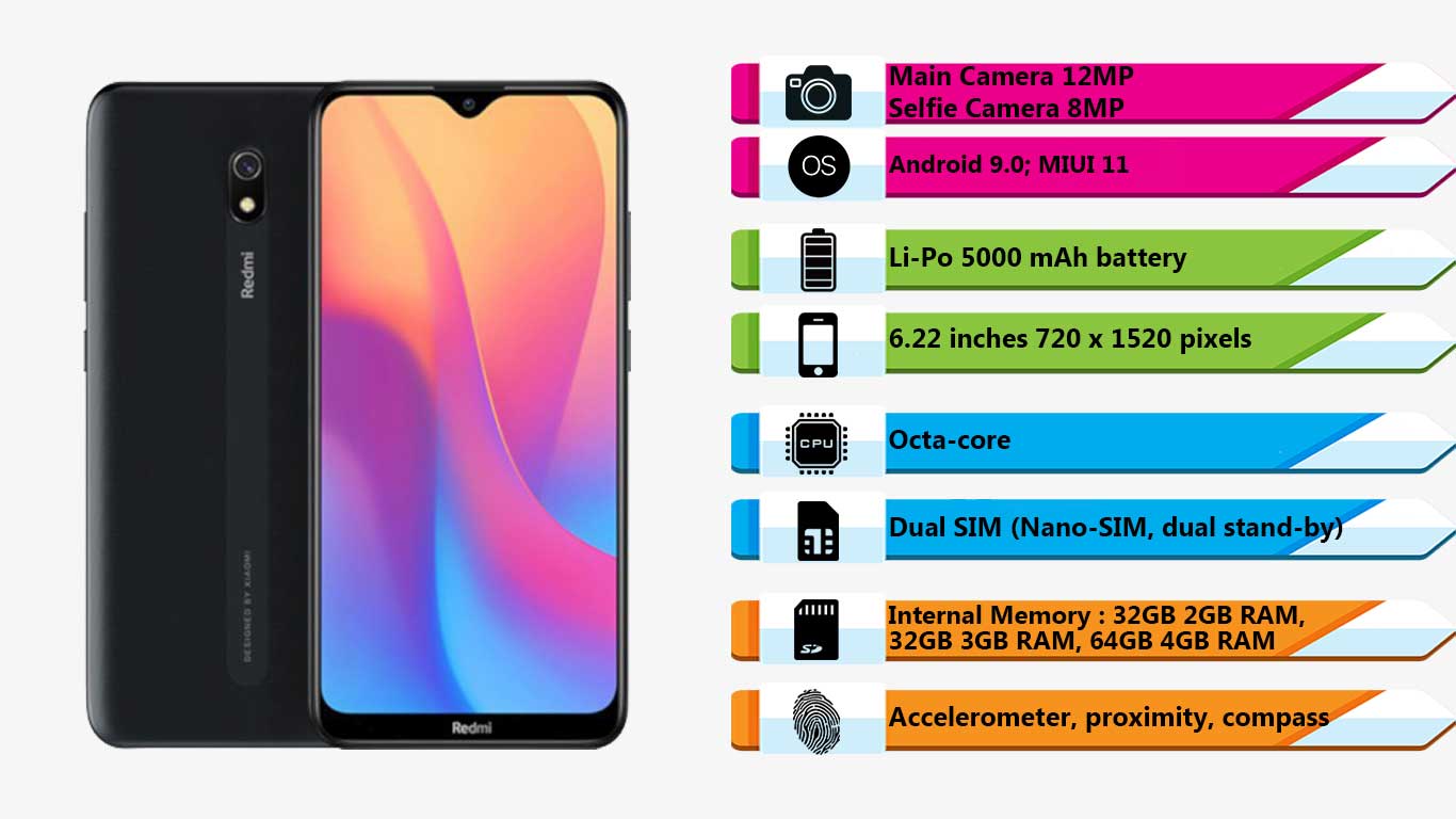 گوشی شیائومی Redmi 8A (32G,Ram2)|فروشگاه اینترنتی Digi2030